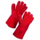 Red Kevlar Stitch Welders Gauntlet